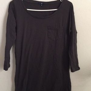 GAP Long Sleeve Shirt Grey XS